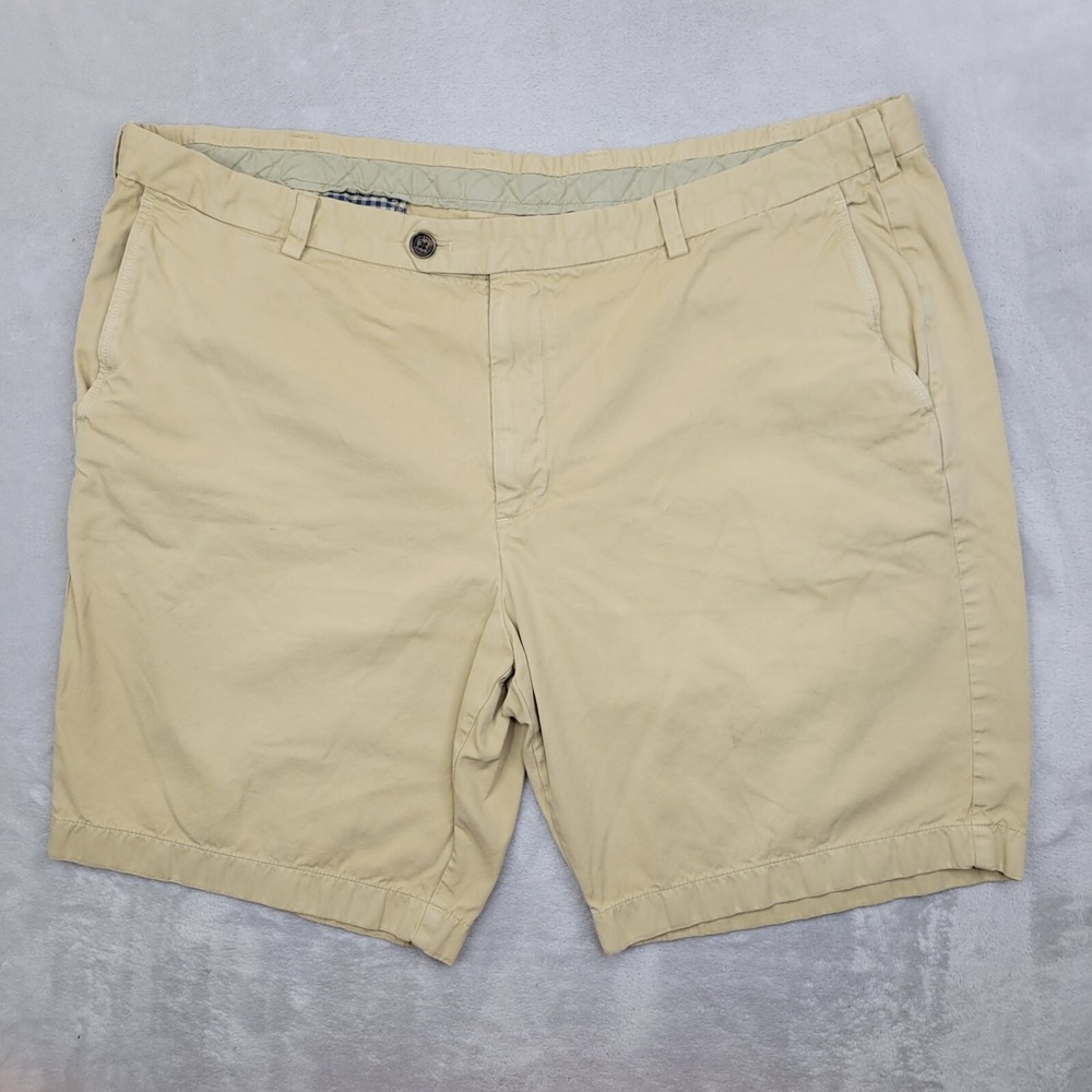 Brooks Brothers Shorts Men 44 Bermuda Cotton Classic Khaki Chino Golf Pant Adult